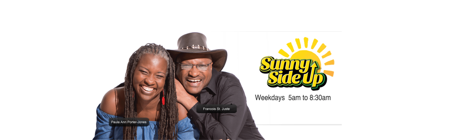 Radio Jamaica 94FM Sunny Side Up hosts Paula Ann Porter-Jones and Francois St. Juste